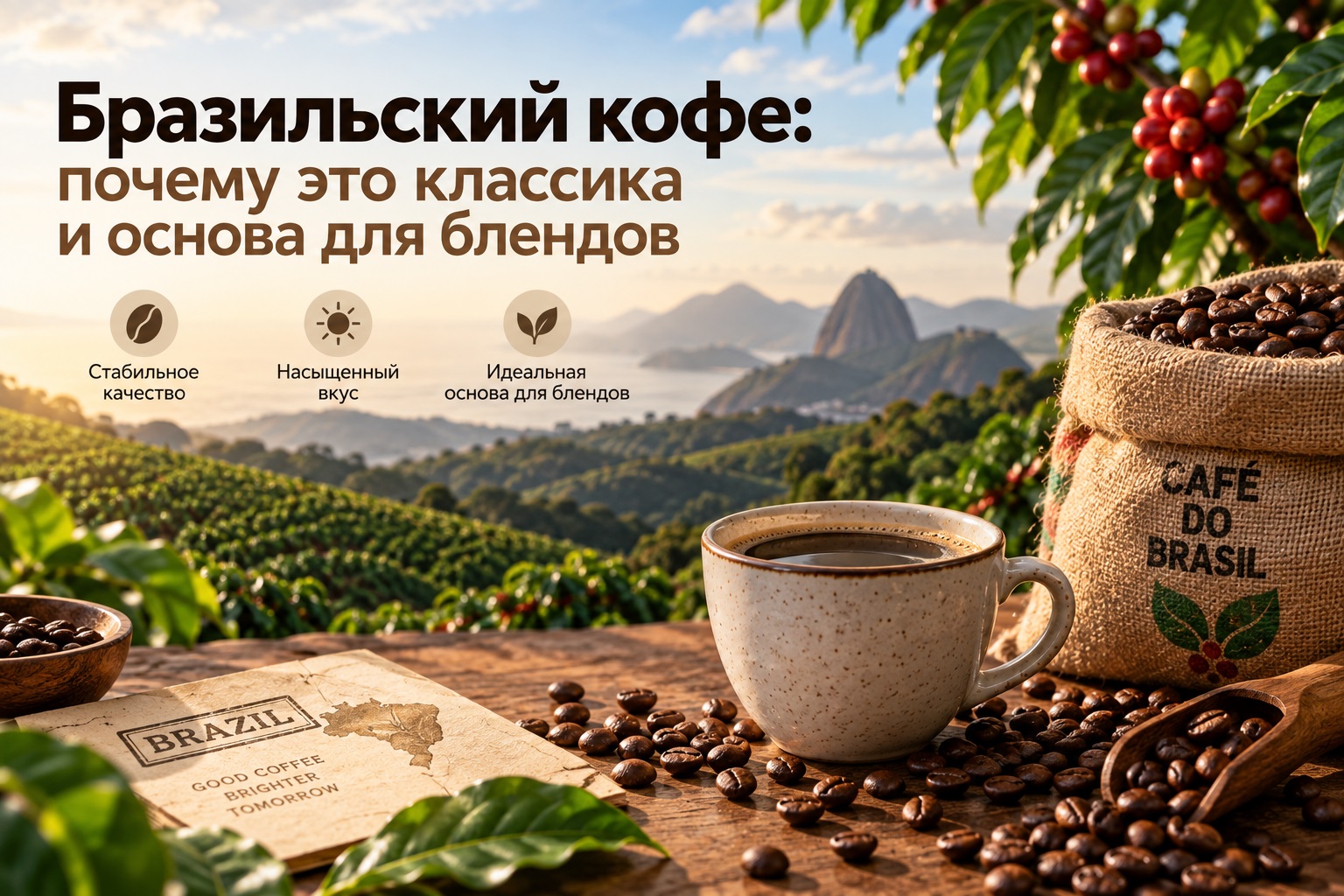 Бразильский кофе: почему это классика и основа для блендов
